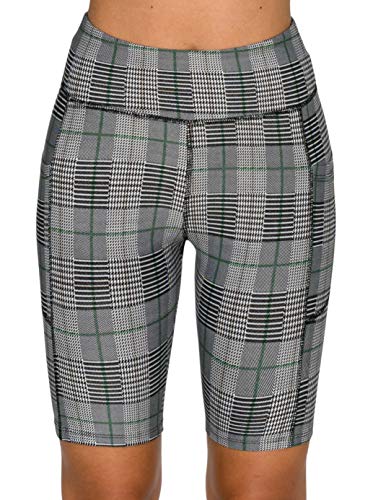Image of ALWAYS Women's High Waist Bike Shorts - Athletic Workout Tummy Control Stretch Running Yoga Pants