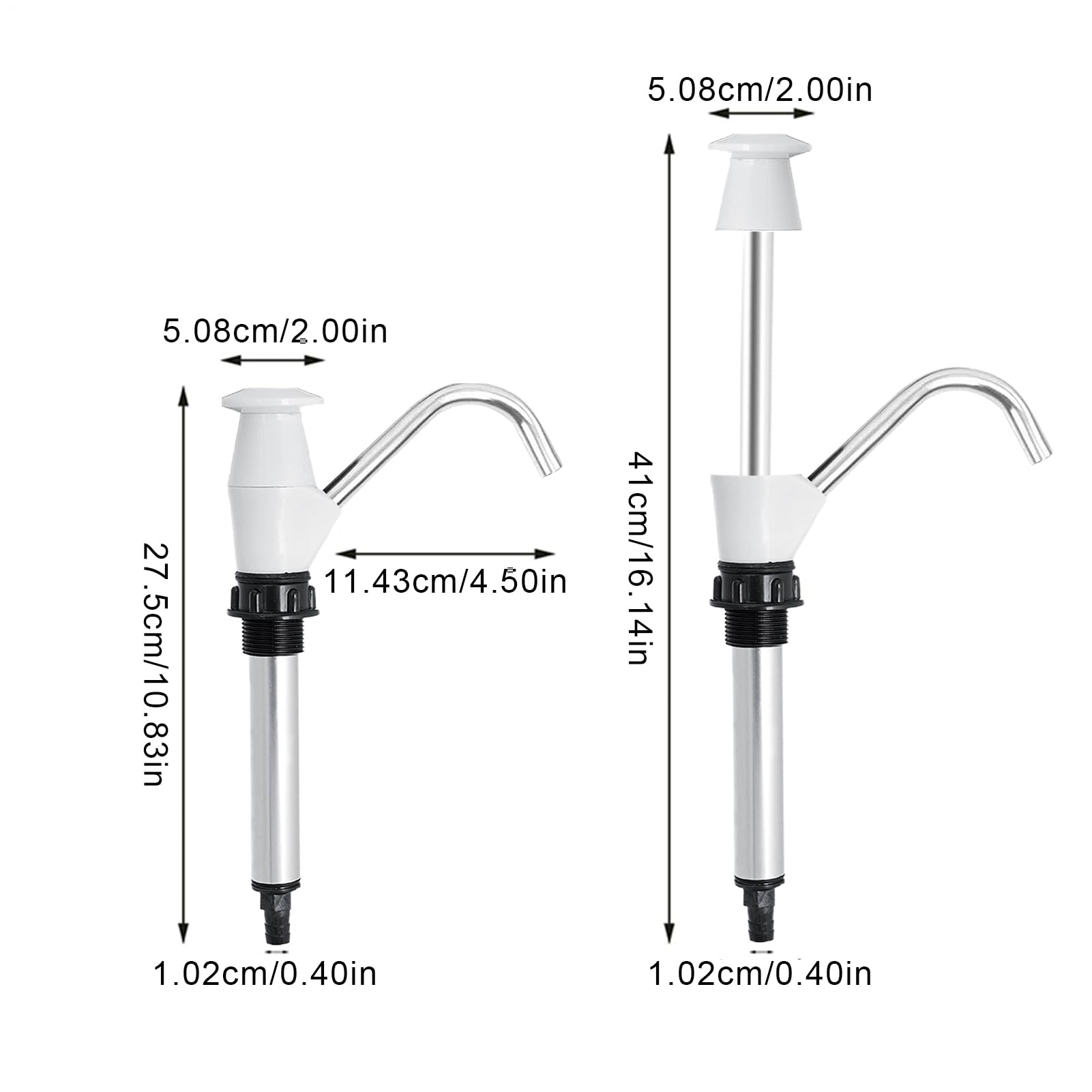 Bomba De Agua Manual para Camping - Bomba De Grifo Portátil Ligera para Botella, Tienda Remolque | Accesorio Práctico para Campamento, Senderismo, Viajes, Uso Exterior
