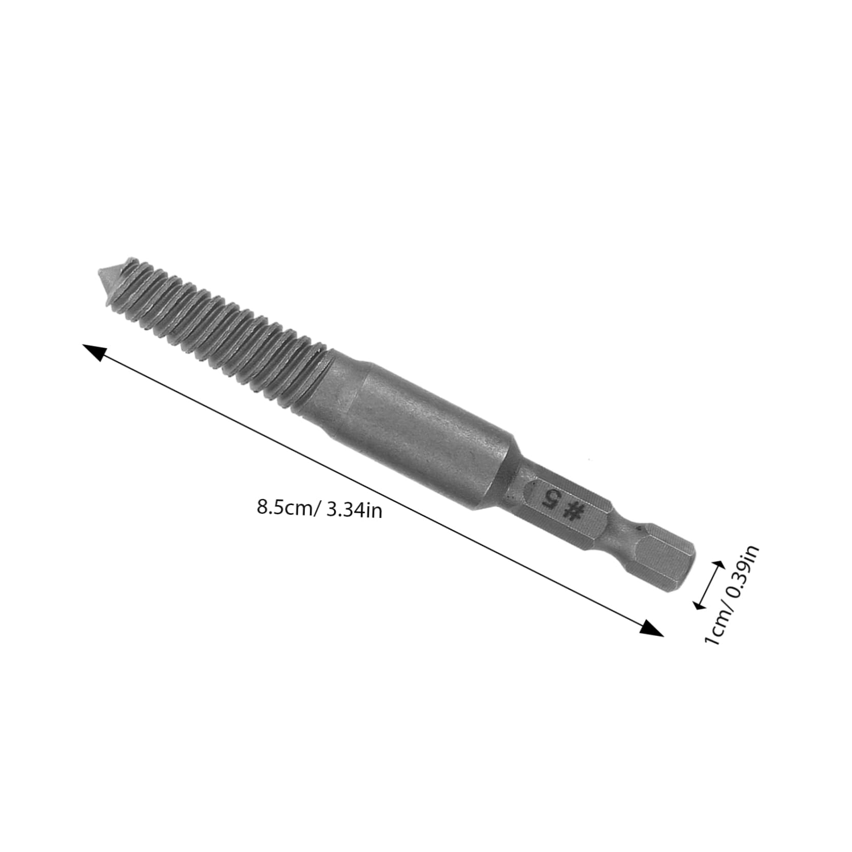 Mikikit Stripped Screw Extractor Kit Bolt Extractor for Stripped Screw Hole Repair Essential Tool Set for Diy Enthusiasts