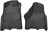 Husky Liners Weatherbeater Front Floor Mats for 2009-2024 Ram 1500 Classic & 2010-2018 Ram 2500/3500 Crew/Mega Cab - Black Custom Fit 18001