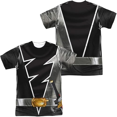 Popfunk Classic Power Rangers - Camiseta unisex para disfraz de Halloween (delanteratrasera)