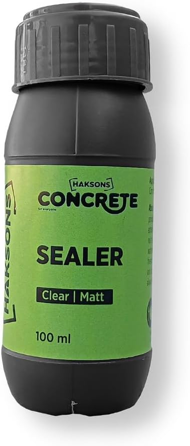 Haksons High-Performance Acrylic Sealer - Multi-Surface Waterproof Sealer | Protection for Jesmonite, Cement, and Concrete - Durable, Eco-Friendly, and Clear Finish, 1 Bottle