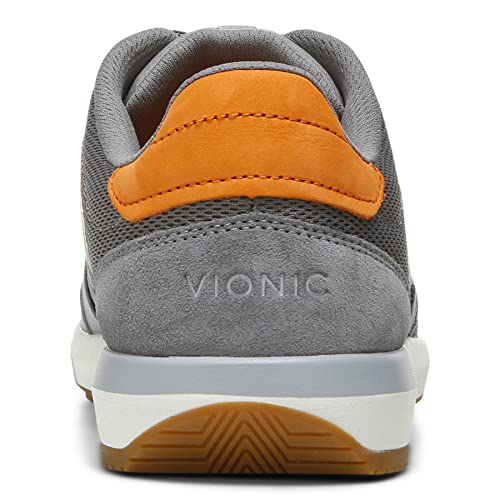 Vionic Men's Forrest Bradey Casual Sneaker-Supportive Walking Shoes That Include Three-Zone Comfort With Orthotic Insole Arch Support, Sneakers For Men, Active Sneakers Vapor/Charcoal 10.5 Medium #TOP6