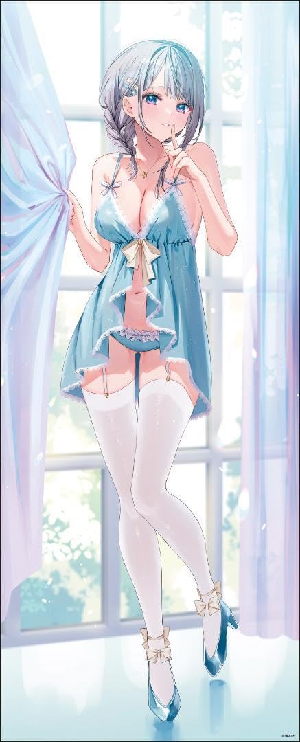 「千種みのり」描き下ろし等身大タペストリー【ベビードールver.】①早乙女志乃 Amazon.co.jp: 「千種みのり」描き下ろし等身大タペストリーベビー