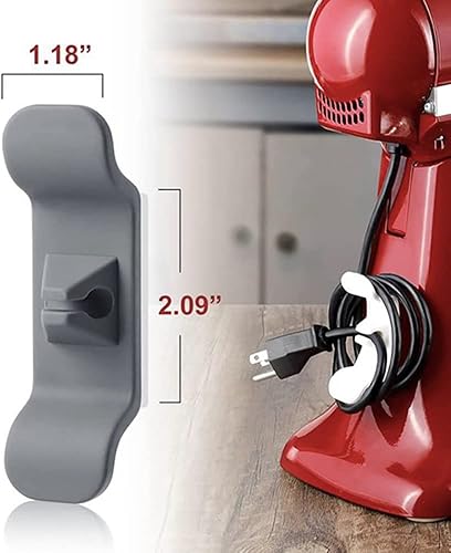 Miniatura 6 de 8 organizadores de cables para electrodomésticos, envoltura de cable, soporte para cables, organizador de cables con electrodomésticos, aplicables a
