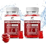 Keto ACV Gummy Bear for Weight Loss - Keto Gummies - Supports Weight Loss, Digestion, Detoxification and Detoxification - Apple Cider Vinegar Keto Gummies with 1000 mg ACV Per Serving: 60 Count (2)