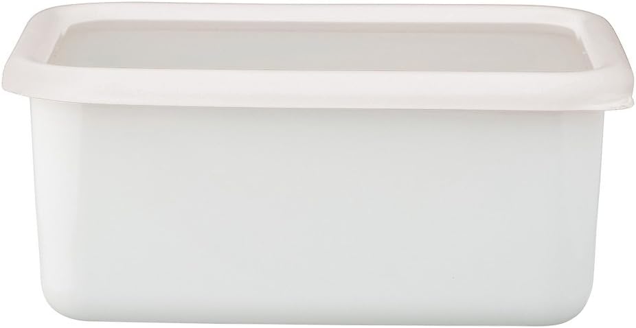 富士ホーローKonte Mリリーホワイト使ってみた｜冷蔵庫が美しく整う深型角容器の魅力