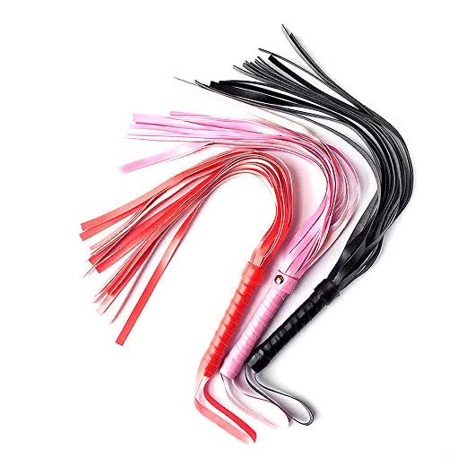 Látigo de cuero de alta calidad, escorpión pequeño, accesorios de amor entre amantes, látigo multicolor (envío de colores al azar) - B54