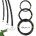KLYNGTSK 3 Rollos Alambre Bonsai de Aluminio Anodizado Cable Bonsai Alambre de...
