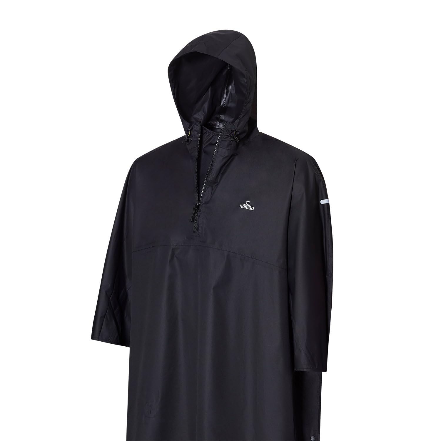 NOMAD® Premium Regenponcho Erwachsene | Wasserdicht 15.000 mm | Poncho für Damen & Herren | Einheitsgröße | Wander-/Fahrradponcho | Inklusive Aufbewahrungstasche