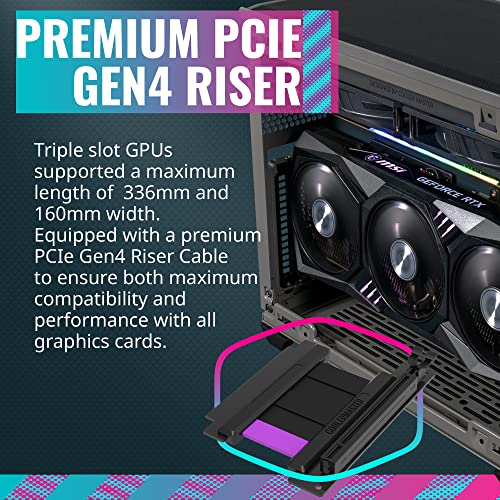 Cooler Master Nr200P Max Sff Small Form Factor Mini-Itx Case, Custom 280Mm Aio, 850W Sfx Gold Psu, Triple-Slot Vertical Mount Gpu, Pcie Gen4 Riser, Tempered Glass Or Vented Panel (Nr200P-Mcnn85-Sl0) #TOP6