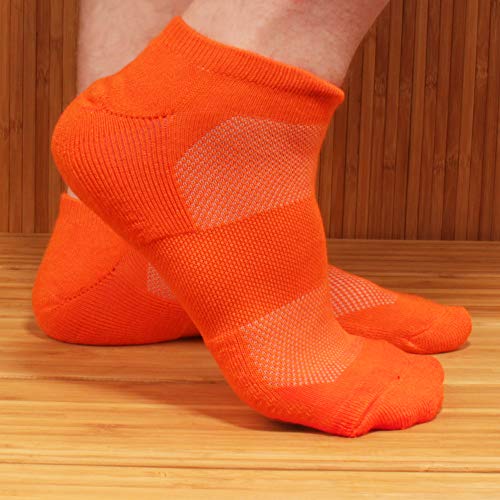 Image of BambooMN Men and Women's Rayon from Bamboo Low Cut Ankle Socks for Sports, Work and Everyday Wear - 4 Pairs - Unisex Sizing