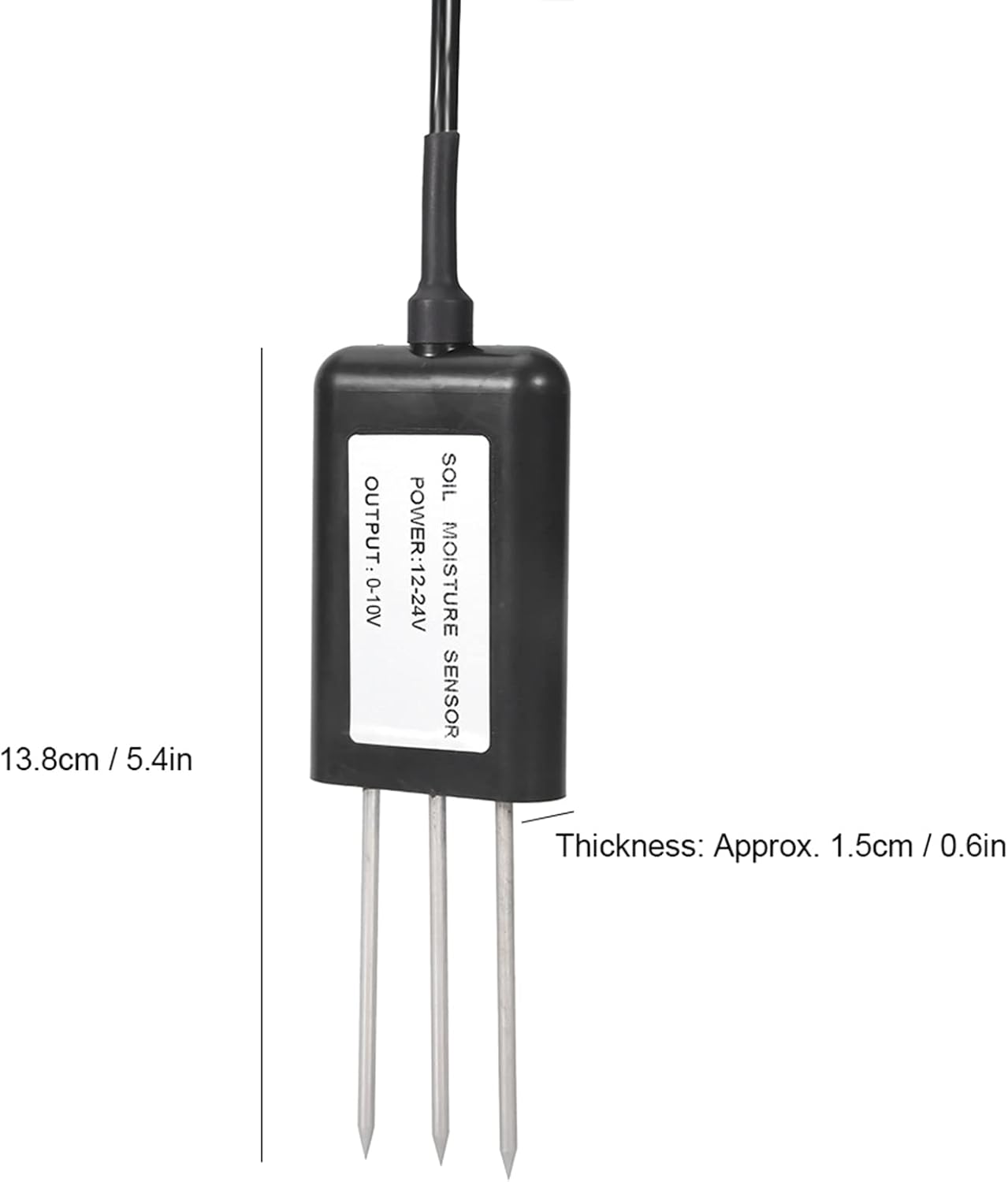 2 in 1 Soil Temperature Humidity Sensor with IP68 Protection Reliable Soil Moisture Measurement