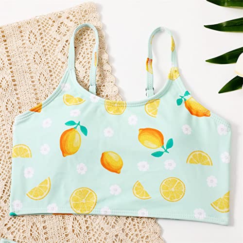 Traje de banho para meninas moda clássica biquíni com babados verão bonito grosso aconchegante cláss
