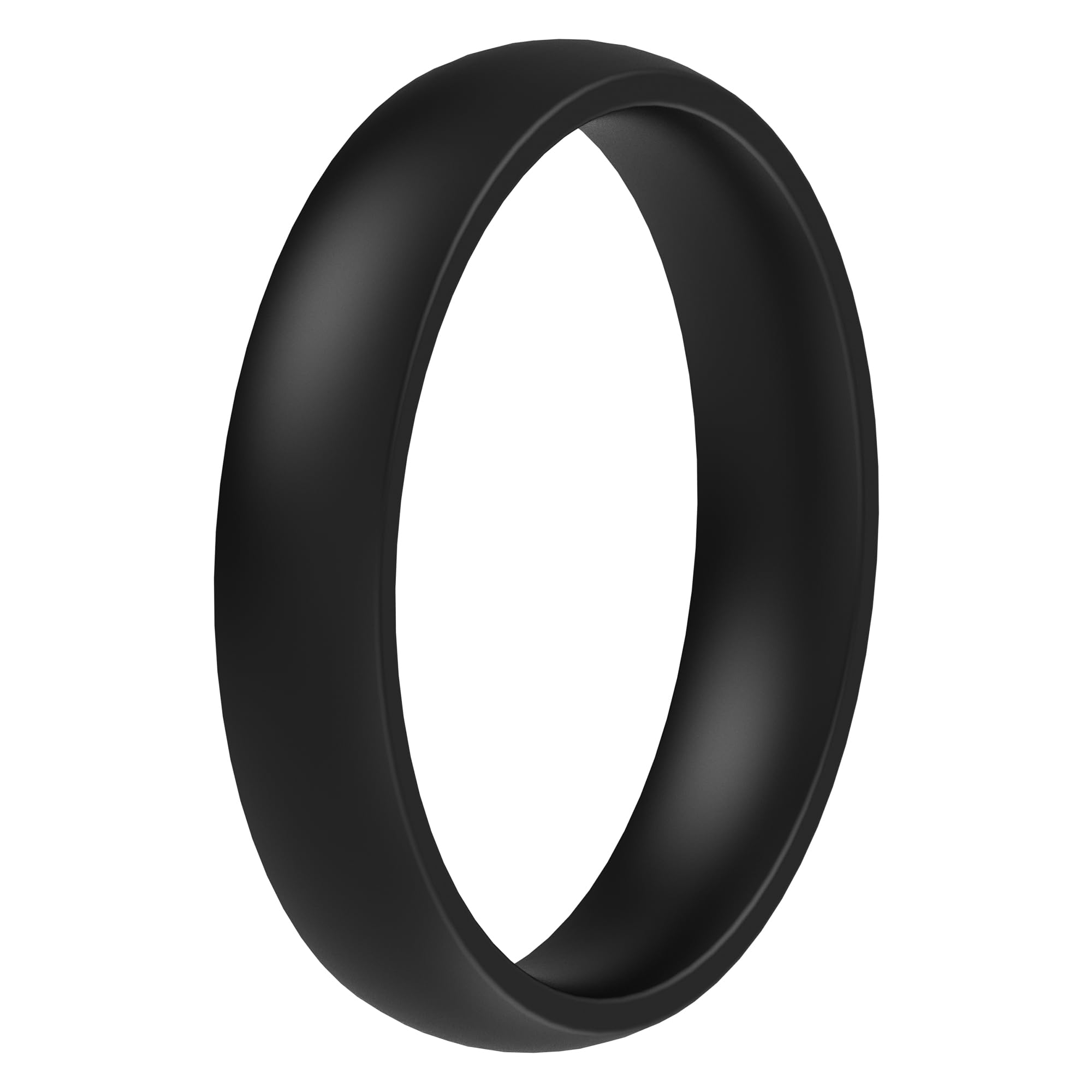 ThunderFit Silicone Rings for Him and Her, Rubber Engagement Bands Unisex, 1.7mm Thick Minimalist Rubber Engagement Rings