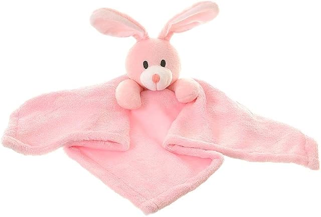 Ziggle Baby - Baby Comforters - Newborn Essentials - Luxurious Softness Machine Washable - New Mum Gifts - Bunny