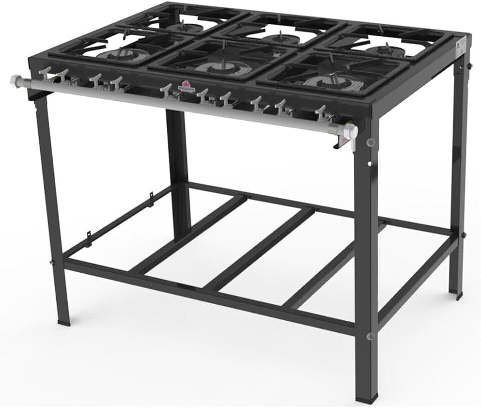 Fogão Industrial Baixa Pressão 6 Queimadores Simples PMS-600 Progás