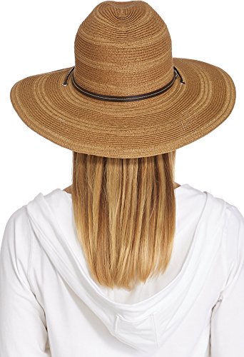 Coolibar Upf 50+ Women's Tempe Sun Hat - Sun Protective (One Size- Brown/Natural) #TOP2