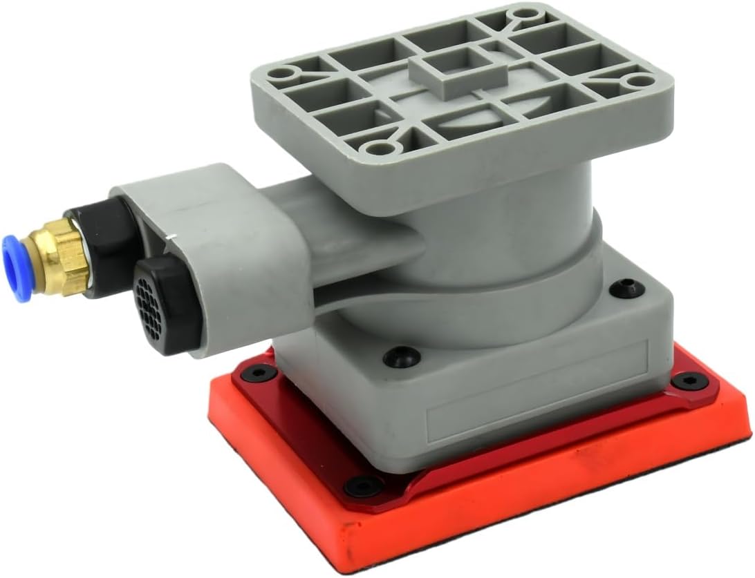 Air Random Orbital Sander Automatic Polisher 2.95" *3.93" Square For Robot Arm for Automation System Woodworking Finishing Tool 75mm*100mm