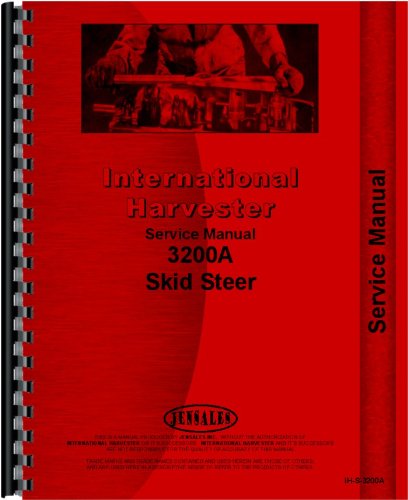 International Harvester 3200A Skid Steer Service Manual      Plastic Comb – January 1, 2014