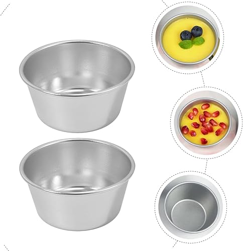 Miniatura 4 de Hemoton Conjuntos de moldes de pudín antiadherentes para hornear tazas para muffins, pudín reutilizable para PC del hogar