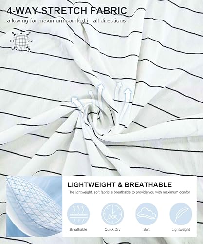 Image of Women's Short Sleeve Workout Shirts UPF 50+ Sun Protection T-Shirts Quick Dry Breathable Gym Running Hiking Tops for Women