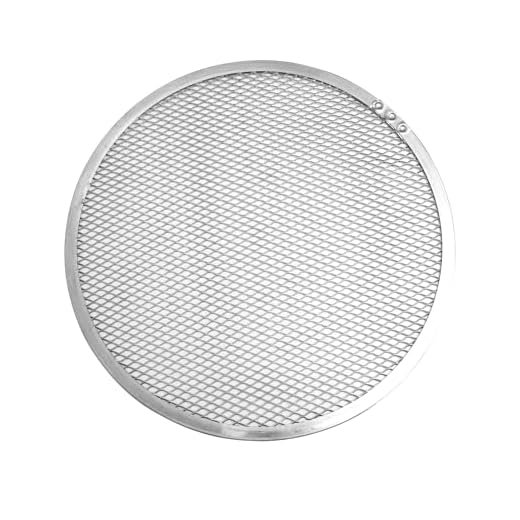 FMprofessional Stampo Tondo Forato per Pizza ø30 cm Cottura Uniforme e Croccante Versatile per Scongelamento e Raffreddamento, in alluminio Facile da Pulirea a mano Linea Professionale