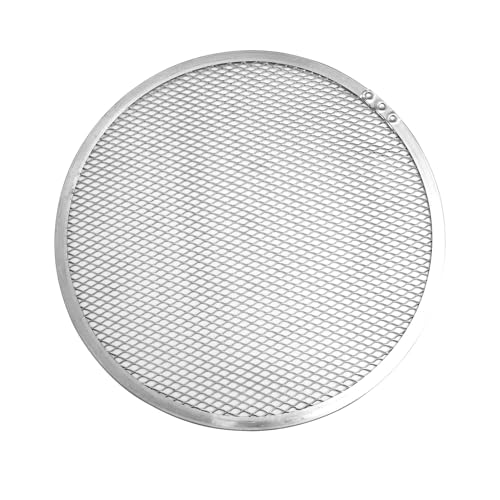 FMprofessional Stampo Tondo Forato per Pizza ø30 cm Cottura Uniforme e Croccante Versatile per Scongelamento e Raffreddamento, in alluminio Facile da Pulirea a mano Linea Professionale