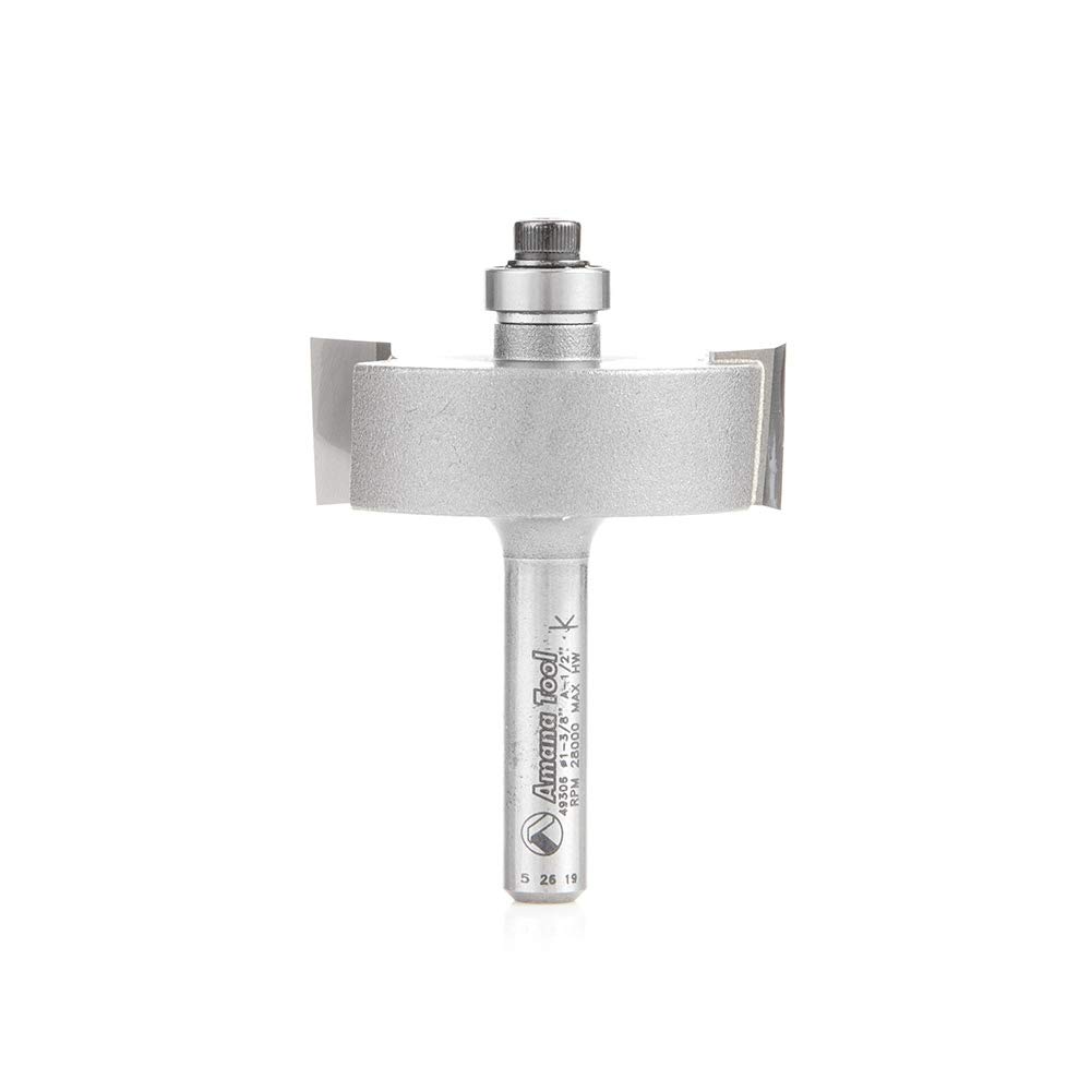 Fraise defonceuse Amana Tool 49306 pour eviter les eclats lors des coupes de feuillures