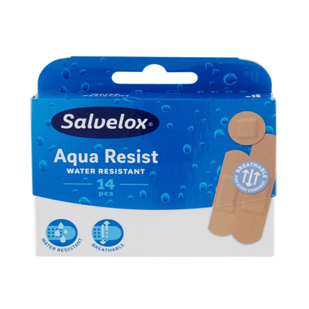 SalveloxAqua Resist Water Resistant 14 Pcs, Standard