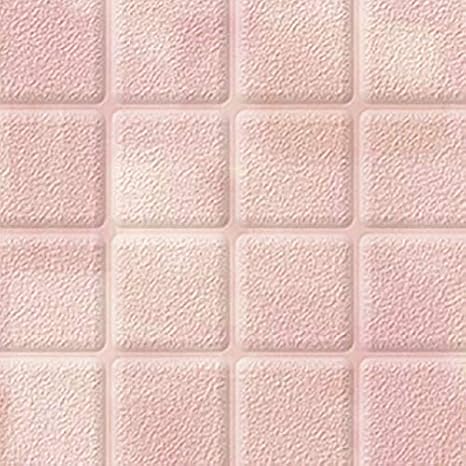Amazon バスナリアルデザイン クッションフロア お風呂 床 リフォーム 東リ 浴室用床シート 1ｃｍ幅 3 5ｍｍ厚 カラータイル Bnr31 ピンク クッションフロア