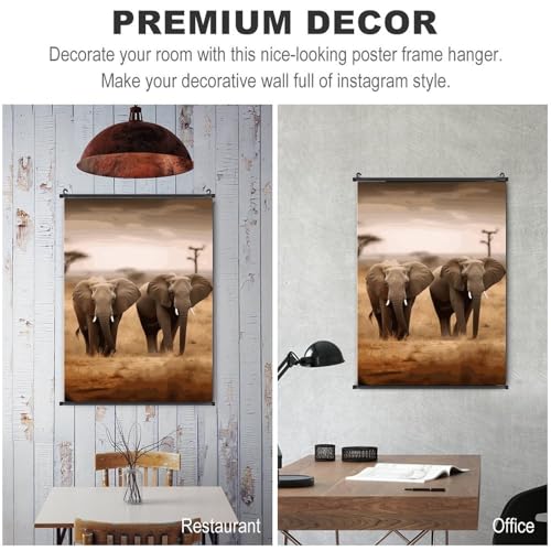 Poster sur toile éléphants imperméable BWQMNT pour décoration murale