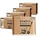Bamboo Cotton Swab 1000PCS Double Cotton Buds Wooden Cotton Bud Craft Paper Packaging Recyclable Biodegradable Cotton Buds for Ear Skin Jewelry Art Pet Cleaning (5 PACKS OF 200 STICKS)