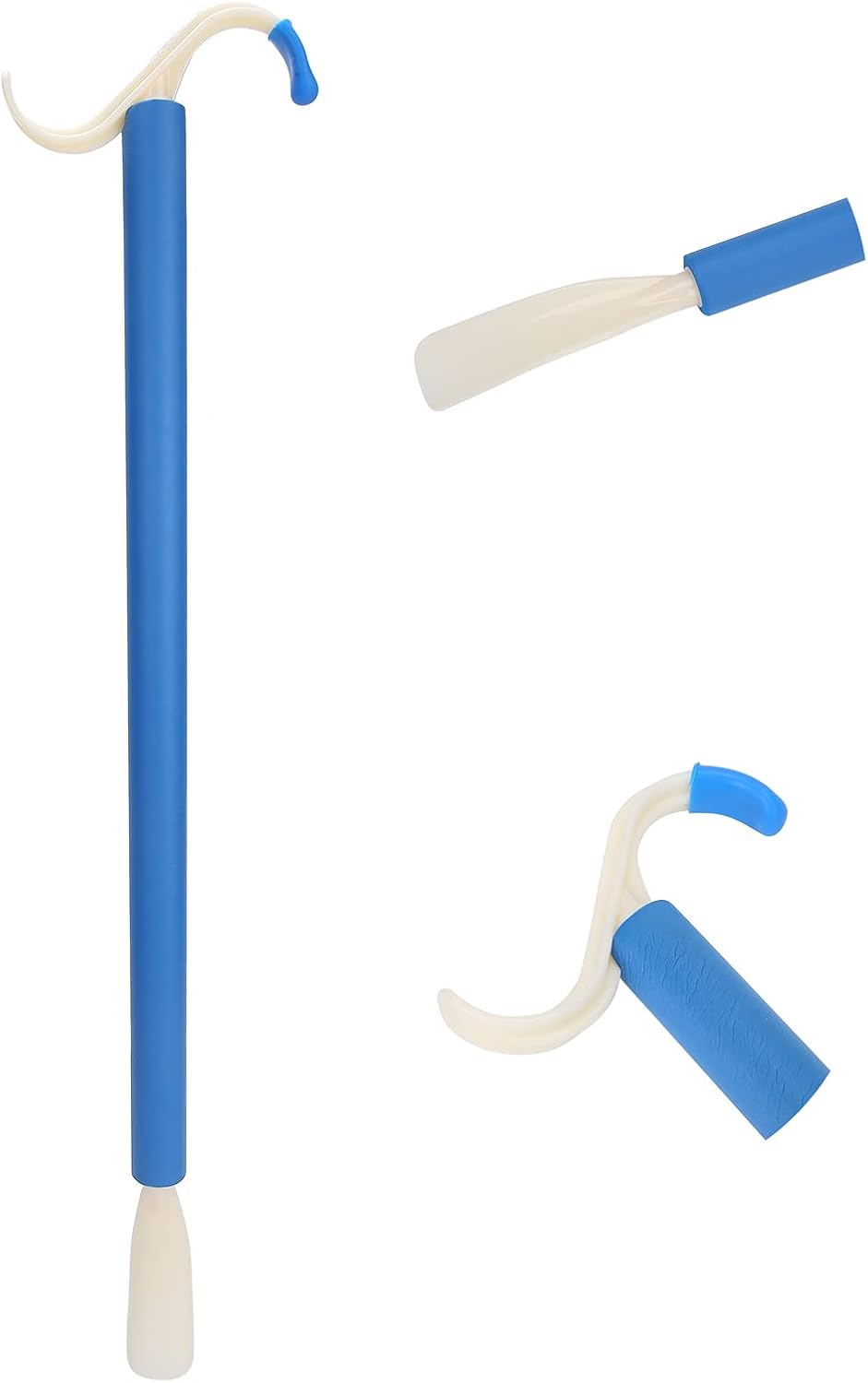 Dressing Stick for Elderly, Shoe Horn Long Handle Portable Dressing Aid Stick Socks Stocking Remover Shoe Aid Tools for Disabled Elderly