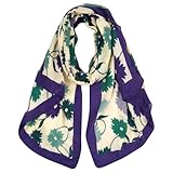 Application Occasion : foulard en soie le design unique, l'écharpe imprimée douce et légère pour femmes vous permet de faire face à toutes sortes d'occasions ; gilet femme chic et elegant
