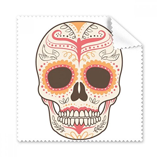 Cadeau tissu lunettes original motif fleur et oiseau du Mexique rose