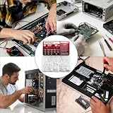 Zestaw 280 śrub M4, wsporniki dystansowe, śruby z tworzywa sztucznego, dla mężczyzn i kobiet, płytki PCB, tuleje dystansowe, zestaw śrub nylonowych (białe)