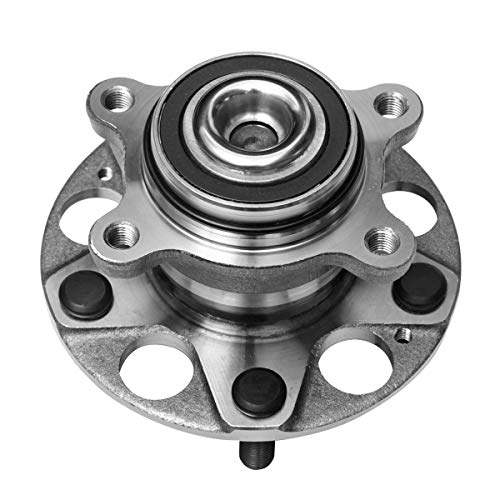 Rear Wheel Hub and Bearing Assembly Compatible With 2006 07 08 09 10 2011 Honda Civic (Si,EX Models) Acura CSX AUQDD 512256 [5 Lug Hub]