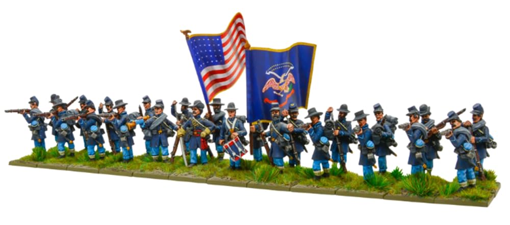 4 Blocs D’infanterie Confédérée – Jeu American Civil War / Hold The Line
