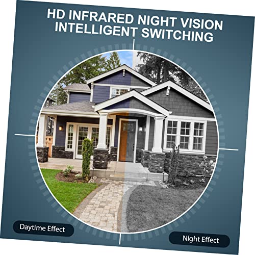 DOITOOL 3 Pecas campainha câmera wi-fi sem fio câmera sem fio inteligente vídeo Wifi plástico