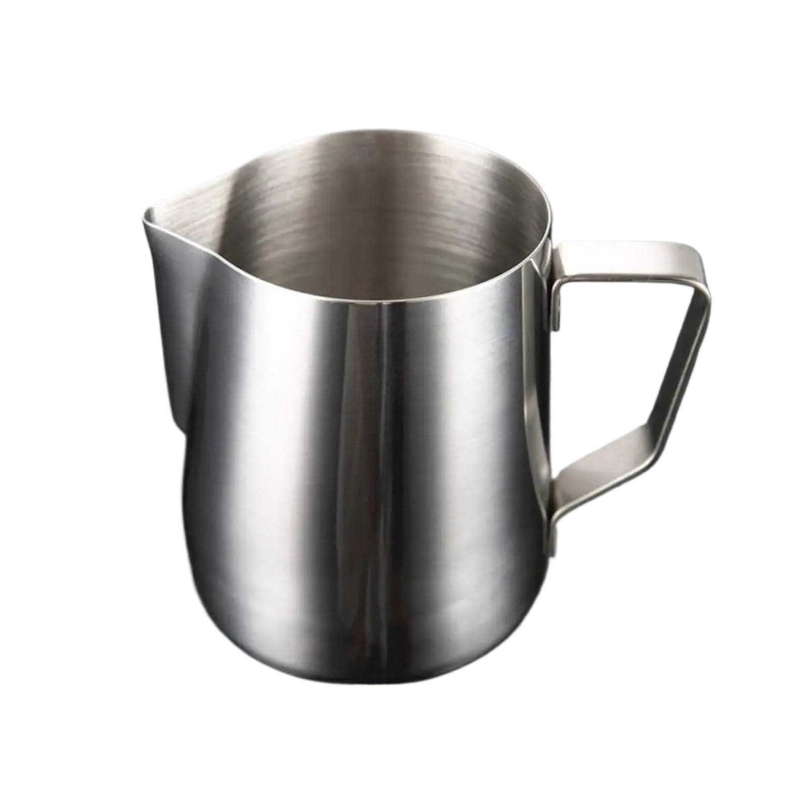 Jarra de espuma café con leche, 2 uds., Latte Art, Espumador de leche, jarra medidora de acero inoxidable, accesorios for café(350ml)