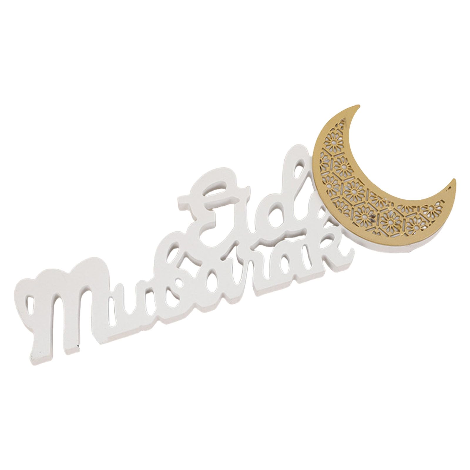 Hsioluted Eid Letter Decoration for Home and Celebration Sophisticated Desk Accessory Decorative Table Ornament Eid Celebration Decoration