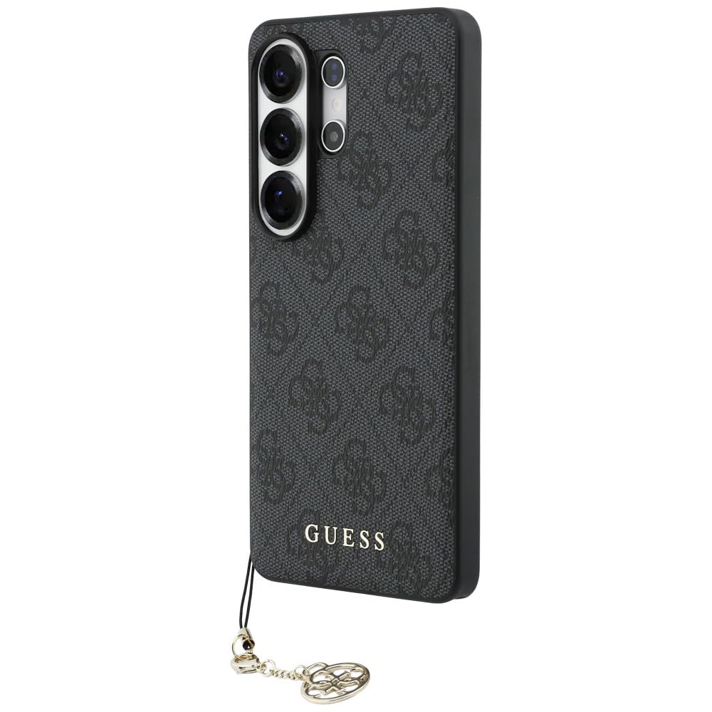 CG MOBILE Guess Classic Logo Charm Coque pour Samsung Galaxy S26 Ultra (Noir)