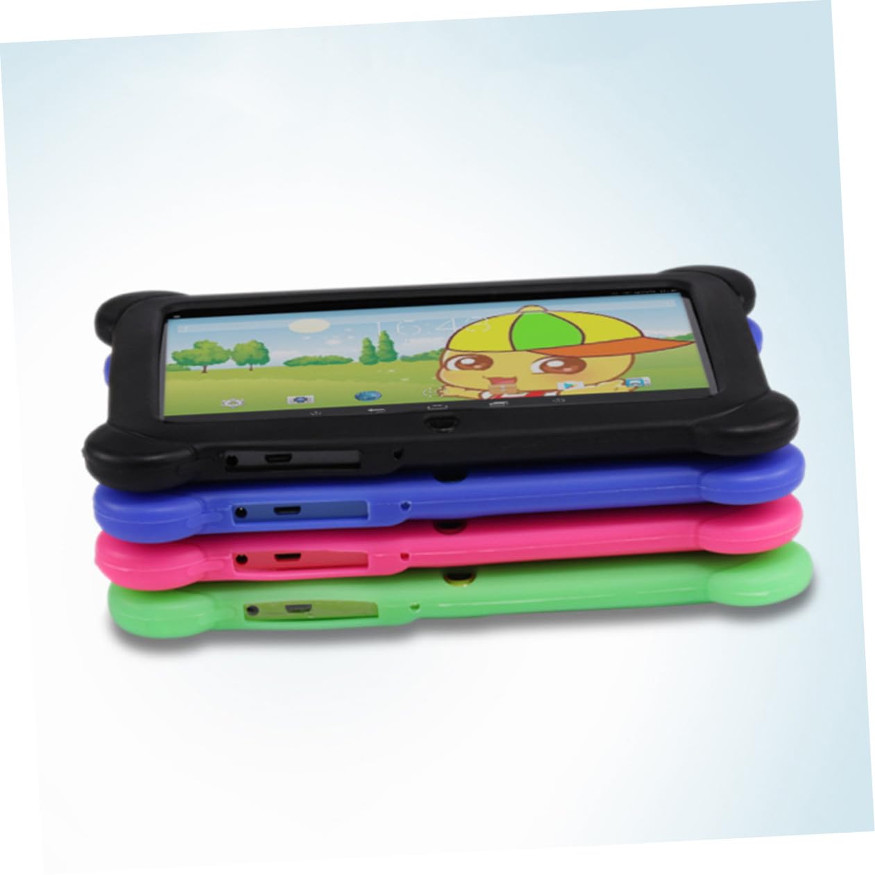 Hemobllo Tablet Educativo per Bambini da 7 Pollici con 8gb Memoria, 512m Ram, Plastica Resistente, Batteria 2100mah, per Studio e Gioco