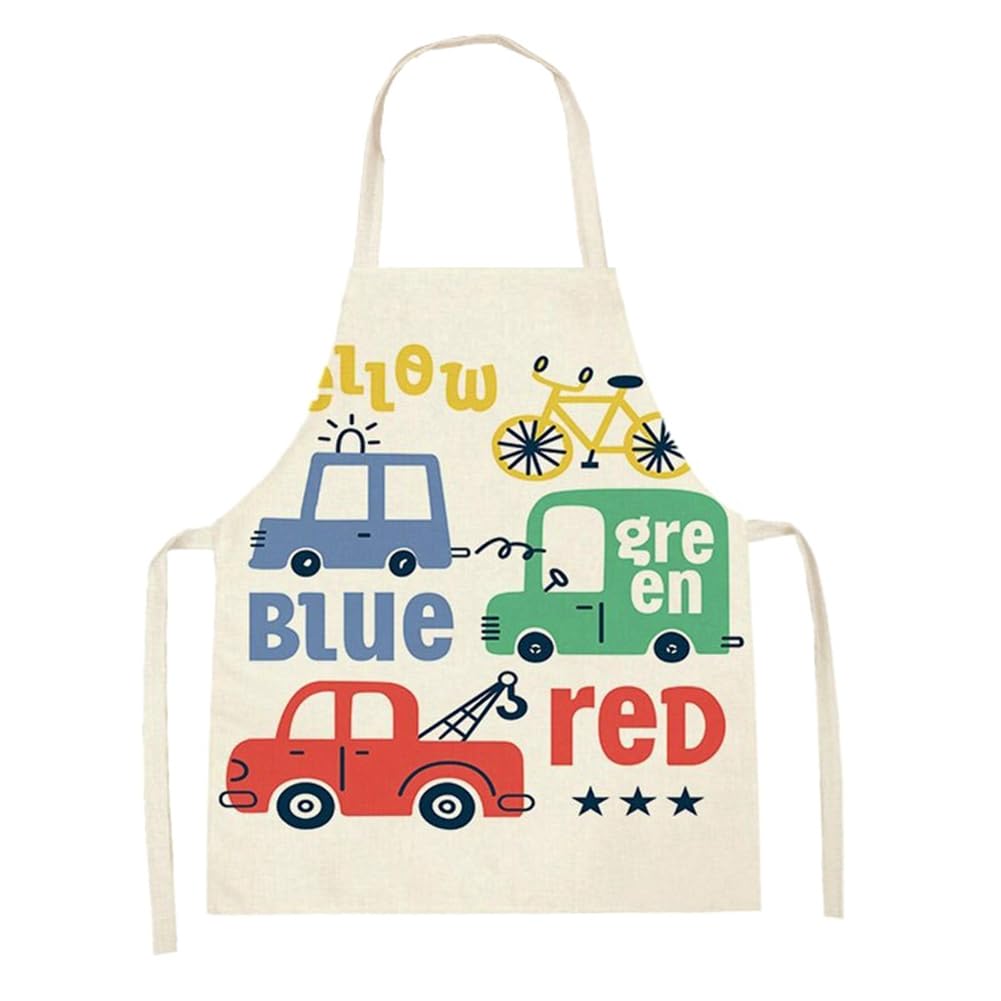 CTRLZS Style 10 Personalised Kids Apron Personalised Apron Kids for Cooking Childrens Baking Gifts