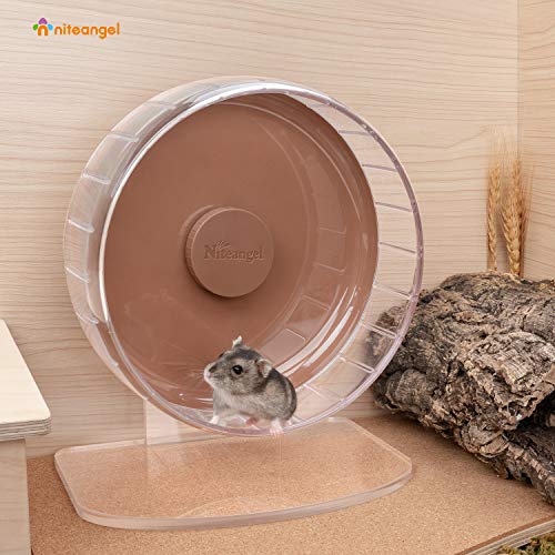 Niteangel Super-Silent Hamster Exercise Wheels: - Quiet Spinner Hamster Running Wheels with Adjustable Stand for… - Image 3