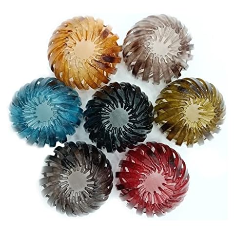 7 pieces bird nest hair band, vintage bird nest hair clips, bird nest hair clip, used for bathing and running, to tighten the hair Cover