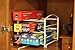 DecoBros Kitchen Wrap Organizer Rack,White (Small/Standard, 2-1/2