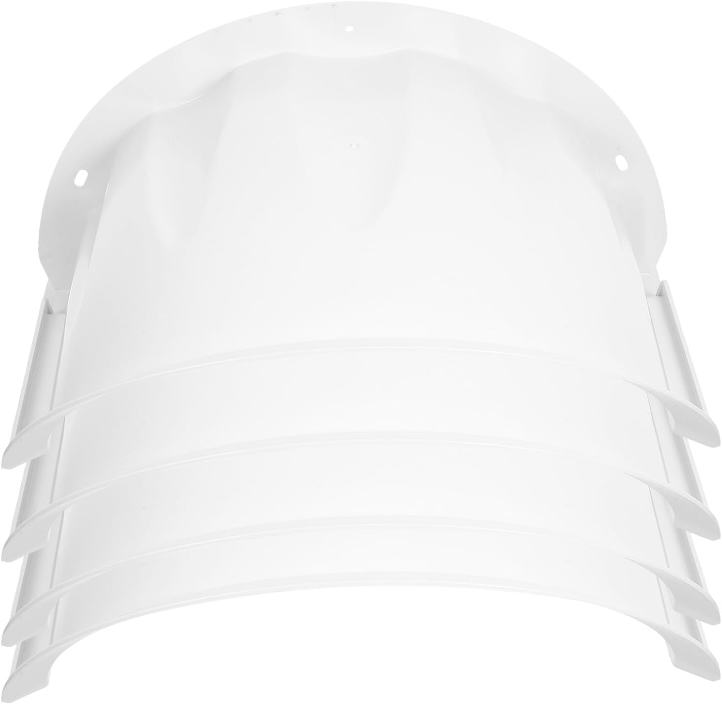 4pcs Outdoor Security Camera Cover Shield for Dome and Bullet Cameras Waterproof Plastic Rain and Sun Protective Hood