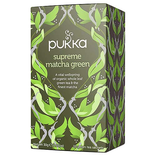 Pukka Teas Organic Supreme Matcha Green - 20 bolsitas de té x 4 unidades